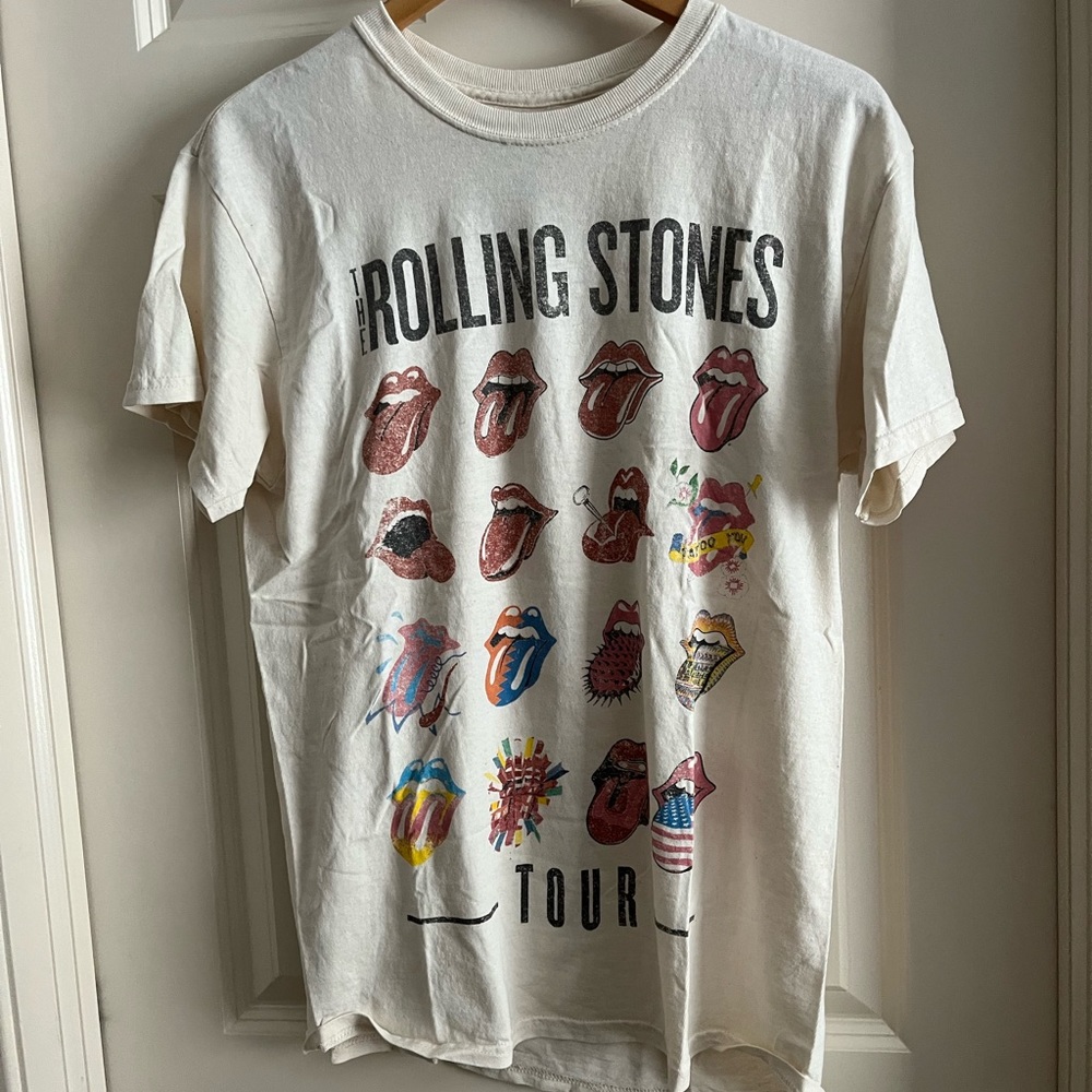Rolling Stones tongue tee
